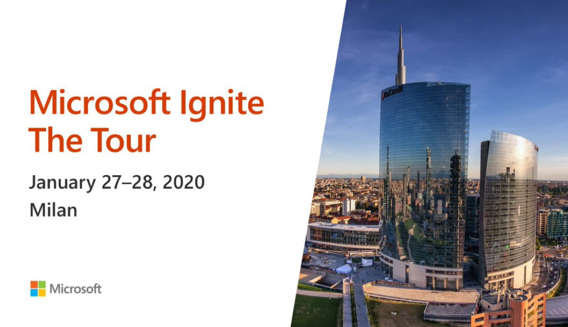 Microsoft Ignite The Tour 2020  Milan